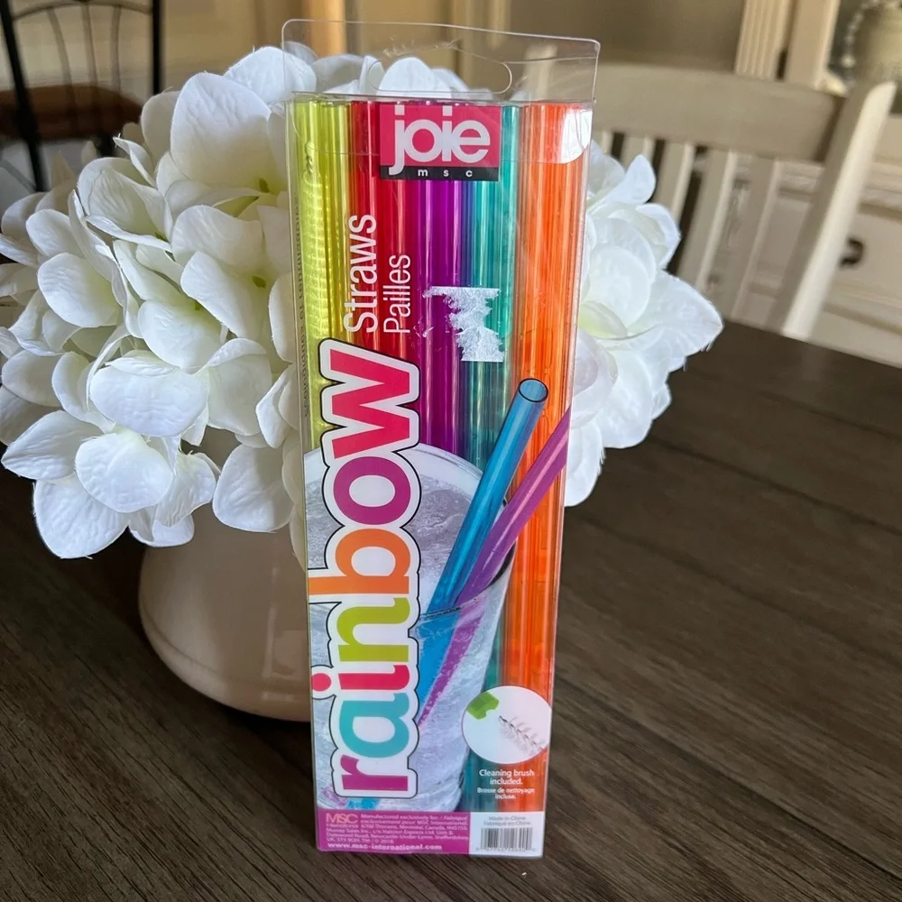 JOIE RAINBOW STRAWS
